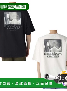 日本直邮Rusty 男士两栖背部照片印花短袖T恤上衣休闲装 RUSTY 91