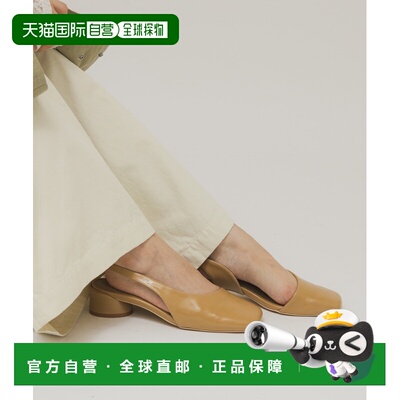 1h可退 日本直邮KBF 女装 不对称设计方头通勤女鞋 KB26130221404