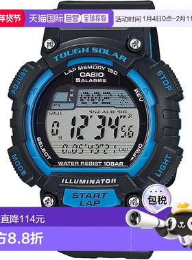 【日本直邮】卡西欧Collection男士手表 黑色STL-S100H-2AJH防水