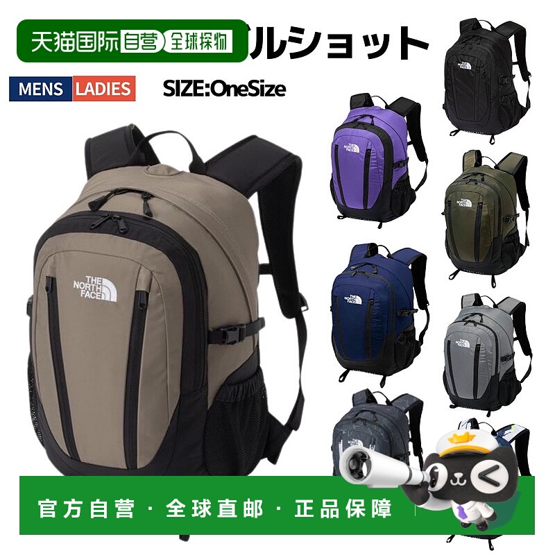 日本直邮THE NORTH FACE 单拍 20L 男女休闲包背包NM72303 K NF N