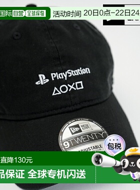 日本直邮NEW ERA 9TWENTY 帽子PlayStation Lockup 黑色 PlayStat