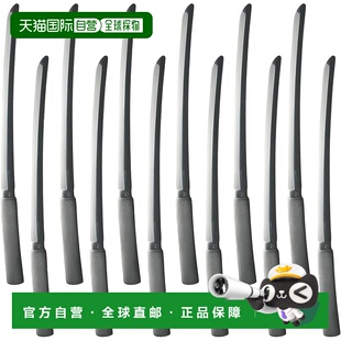 【日本直邮】NAGAO 日式点心 羊羹 镐刀 日本刀 12 件套 日本制造