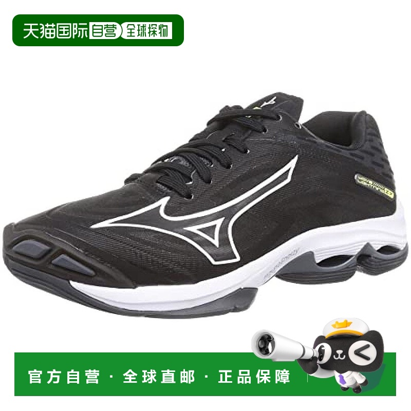 【日本直邮】Mizuno美津浓 室内运动鞋 黑 x 白  27cm 2E  V1GA22