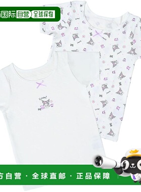 【日本直邮】三丽鸥 儿童夹棉短袖内衣2件套 酷洛米 140cm 214566