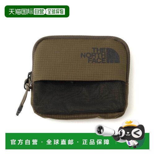 日本直邮THE NORTH FACE 男女同款 轻量迷彩风尼龙卡包钱包 nm824