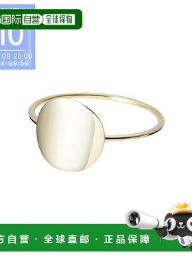 日本直邮SASKIA DIEZ 戒指金色女式 0130101 x0512 黄金亮片戒指