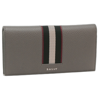 日本直邮BALLY 长钱包巴里洛灰色黑色男士 BALLY MLL00P VT579 U7