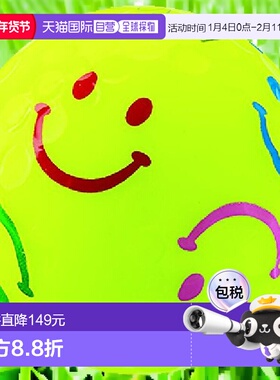 【日本直邮】Kasco高尔夫球黄色笑脸时尚可爱KIRA SWEET 12个