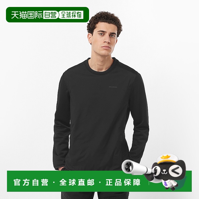 日本直邮SALOMON OUTLINE WARM HYBRID 男士圆领套头卫衣 [outlin