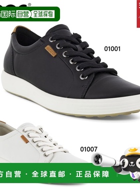 日本直邮ECCO 女士 SOFT 7 W 运动鞋真皮系带ECCO 430003