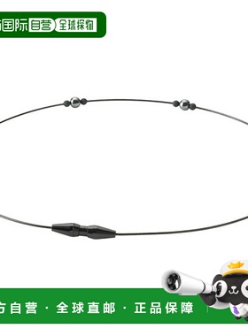 日本直邮Phiten RAKUWA 磁力项链 EXTREME Station 黑色 50cm 身