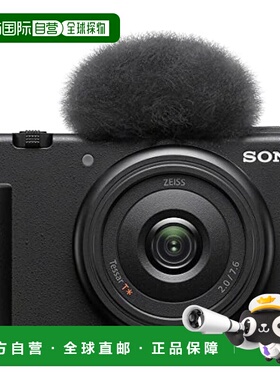 【日本直邮】Sony索尼 小型相机 视频/自拍用 黑色 ZV-1F