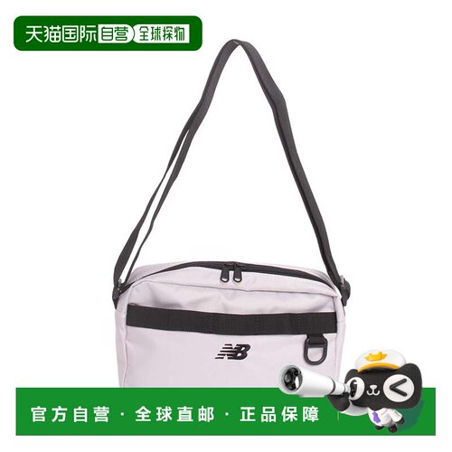 日本直邮New Balance 迷你斜挎包 灰色单肩包 腰包钱包AC37626