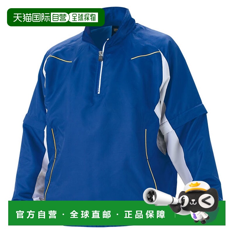 日本直邮ZETT 长袖短袖可切换半拉链毛衣棒球柔软风衣 BOV515-251