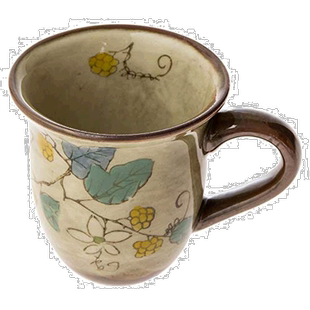 【日本直邮】Saikaitoki西海陶器 波佐见烧迷你马克杯 花卉黄色 6