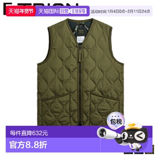 日本直邮TAION 内羽绒背心外套男女 拉链 W 羽绒背心 001ZML-保暖