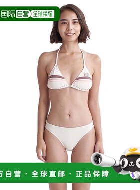 日本直邮ROXY 复古90年代女士泳衣比基尼套装 [24SPRSW241005BEG]