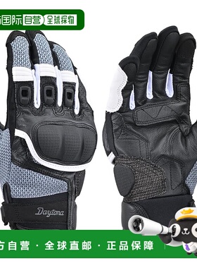 【日本直邮】Daytona 摩托车手套 春夏季 山羊皮掌心 DG-008 白色
