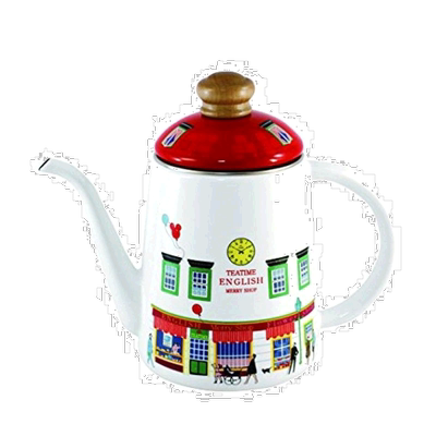 【日本直邮】富士珐琅 咖啡细口壶 1L 11cm Merry Shop MM-11CP-S
