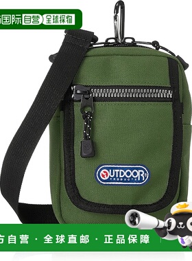 【日本直邮】Outdoor 迷你单肩包/手机收纳 绿色 22469005斜挎包