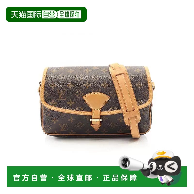 1h可退 日本直邮中古LV路易威登女包B级9新Sologne法棍包涂层/防