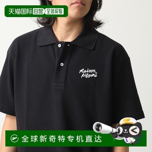 男士 衫 MM00201KJ7010 手写舒 短袖 KITSUNE 日本直邮MAISON Polo