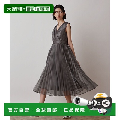 1h可退 日本直邮GRACE CONTINENTAL 女士亮丝网纱连衣裙 01253354