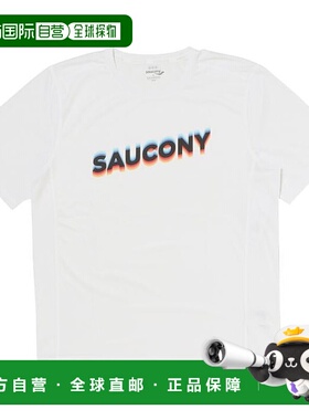 日本直邮日本直邮 Saucony M STOPWATCH GRAPHIC S/S速干