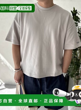 日本直邮DISCUS 男女同款 COOL MAX凉感落肩T恤 21O2051306B0022