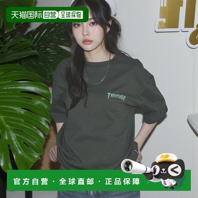 1h可退 日本直邮THRASHER×MSG 联名款箱型印花短袖T恤 msg250108