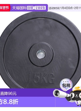 日本直邮TIGORA 可拆卸哑铃 TR P橡胶 15KG [TI1866DU07805] 哑铃