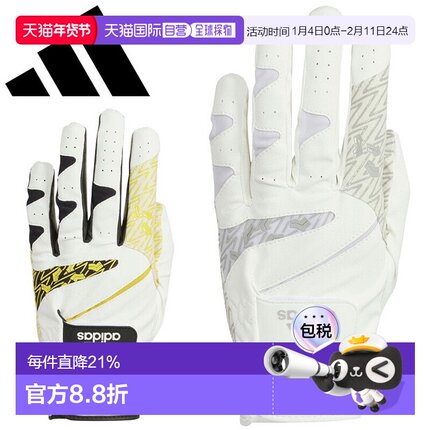 日本直邮阿迪达斯高尔夫 Code Chaos 22 男士高尔夫手套 EVL61