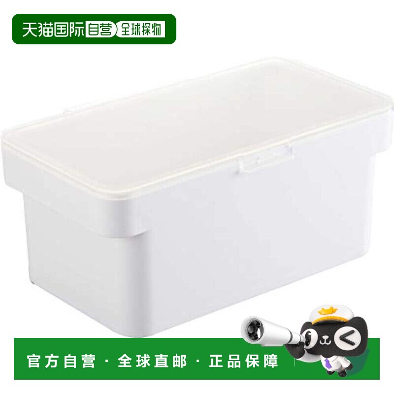 【日本直邮】Yamazaki山崎腌制用密封容器 白色 W28XD16.5XH12.2c