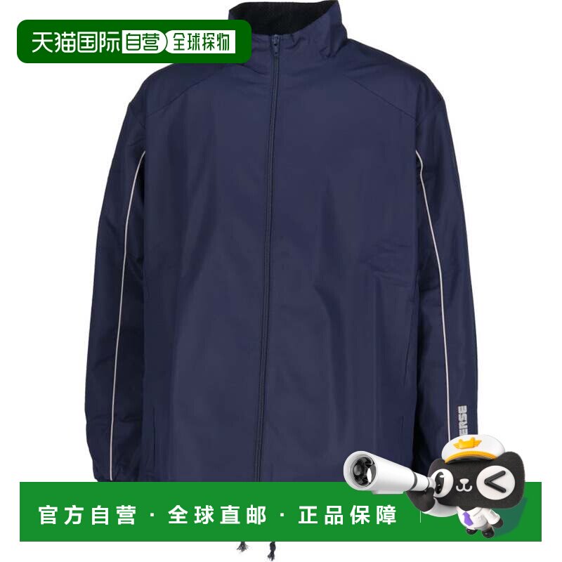 日本直邮运动热身夹克 防风外套 深蓝色