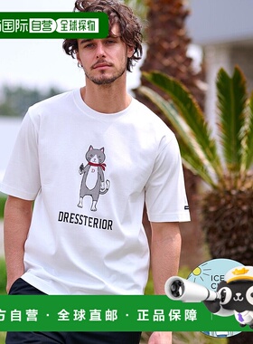 日本直邮DRESSTERIOR ICE CLEAR COTTON 猫咪T恤 DR1233EM035551