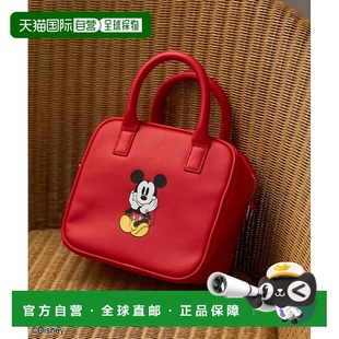 仿皮波士顿包 1h可退 联名米奇 女装 可拆卸肩带2WA 日本直邮COEN