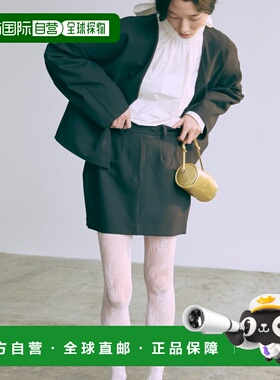 1h可退 日本直邮EN NEUME 女士可爱茧形迷你短裙 94017半身裙裙子