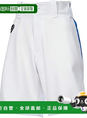 【日本直邮】ASICS女士棒球服 系腰带型五分短裤白/宝蓝色2XO BAL