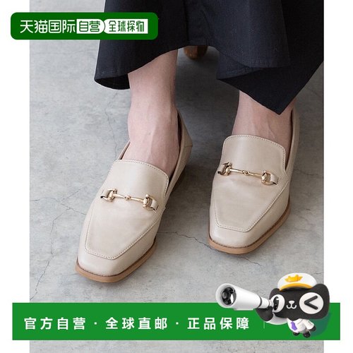 日本直邮Menue 方形鞋头比比特乐福鞋 [ME8623BW02101]休闲鞋