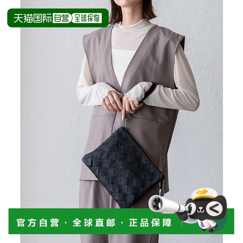 日本直邮VitaFelice 天然牛皮革2way网眼手拿包 [V04517AW006594]