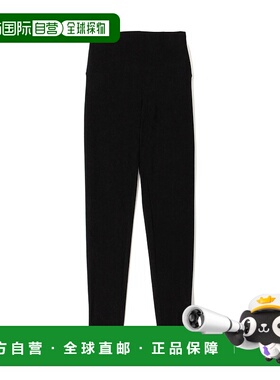 1h可退 日本直邮JAMES PERSE 女士专属高级感黑色绒面弹力紧身裤