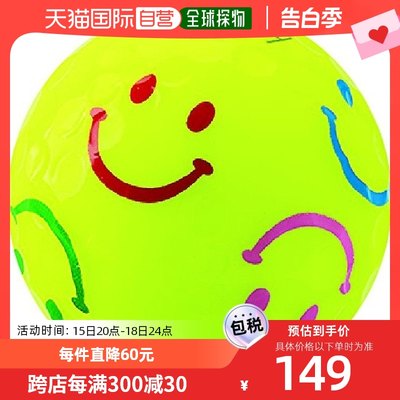 【日本直邮】Kasco高尔夫球荧光绿色笑脸徽标实用活力耐用运动