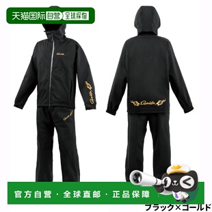 码 Spec 黑金配色GM3784 雨衣套装 日本直邮Gamakatsu