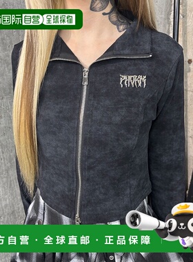 1h可退 日本直邮Figments 男女同款 金属徽章拉链长袖T恤 FG25AW0