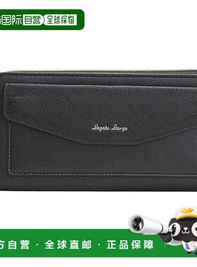 【日本直邮】Legato Largo Lineare 长款钱包 LJ-V0053 Black