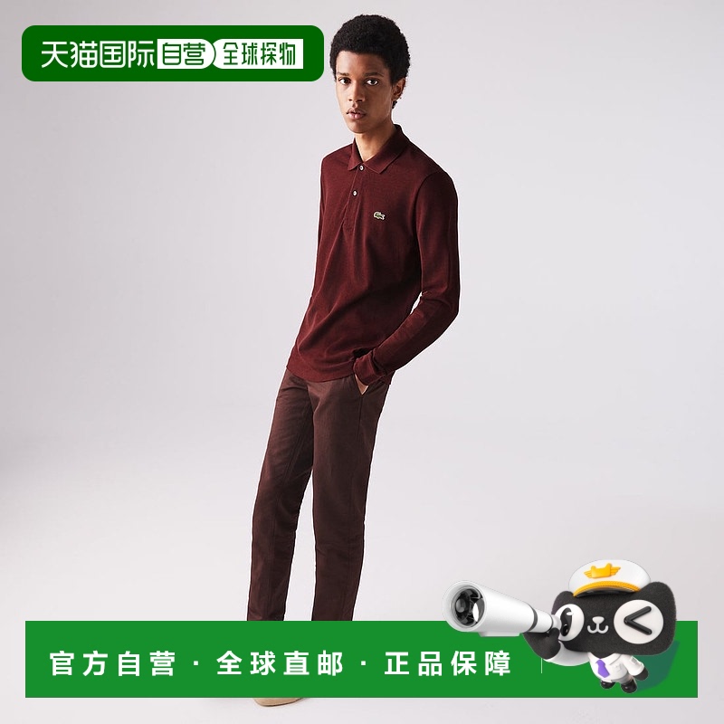 日本直邮 无 长袖罗纹领POLO衫 L1313 衬衫情侣经典