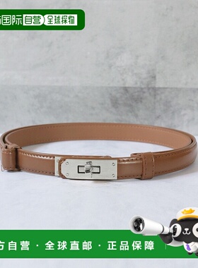 日本直邮florge 无段阶调整牛革 平面腰带 [FL8218EW08674] 腰带