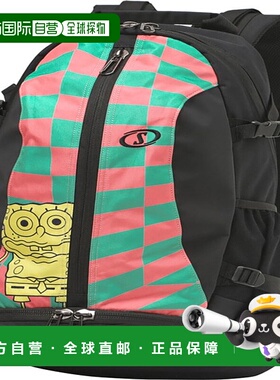 日本直邮SPALDING 海绵宝宝方格旗篮球背包 (40007SBC)