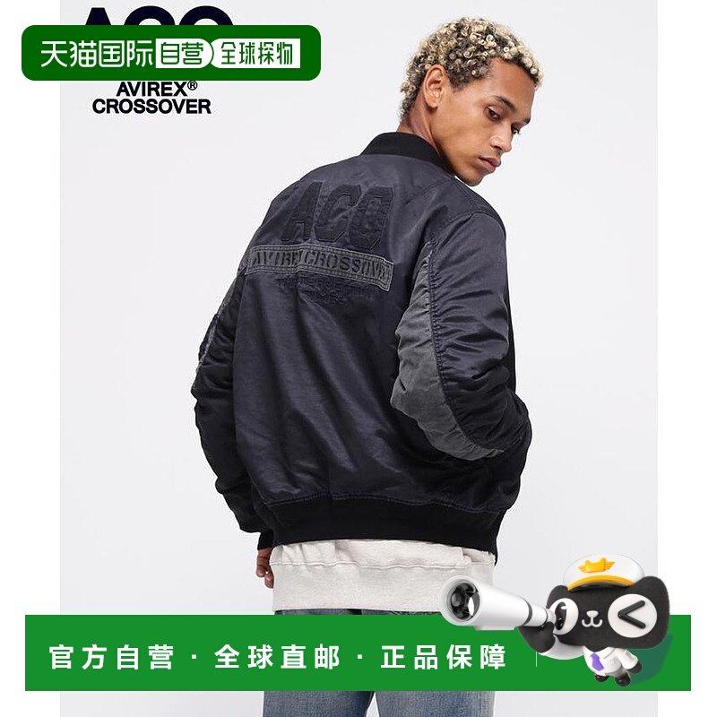 日本直邮AVIREX CROSSOVER FADED MA-1 CUSTOM 工装外套 [AV1129E