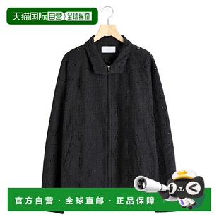 现代蕾丝刺绣拉链夹克 男士 US2505 日本直邮UNUSED 1小时内可退